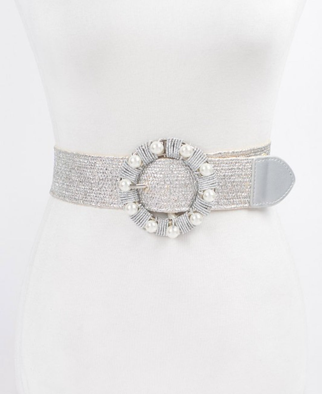 Silver Pearl Belt