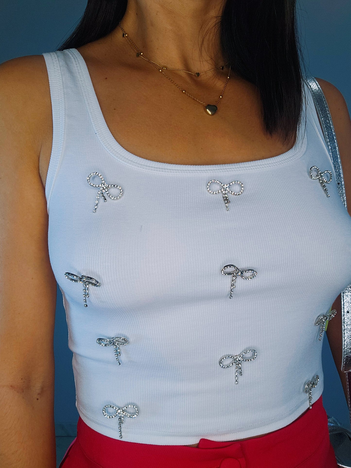 "Eres única" Bow Top