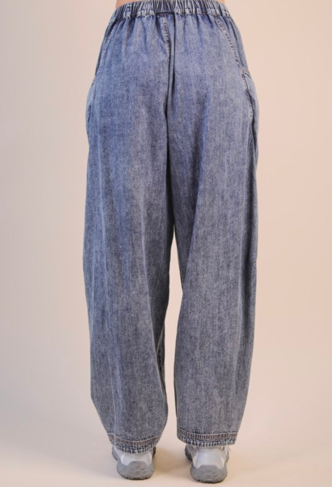 Indigo Barrel Denim Pant