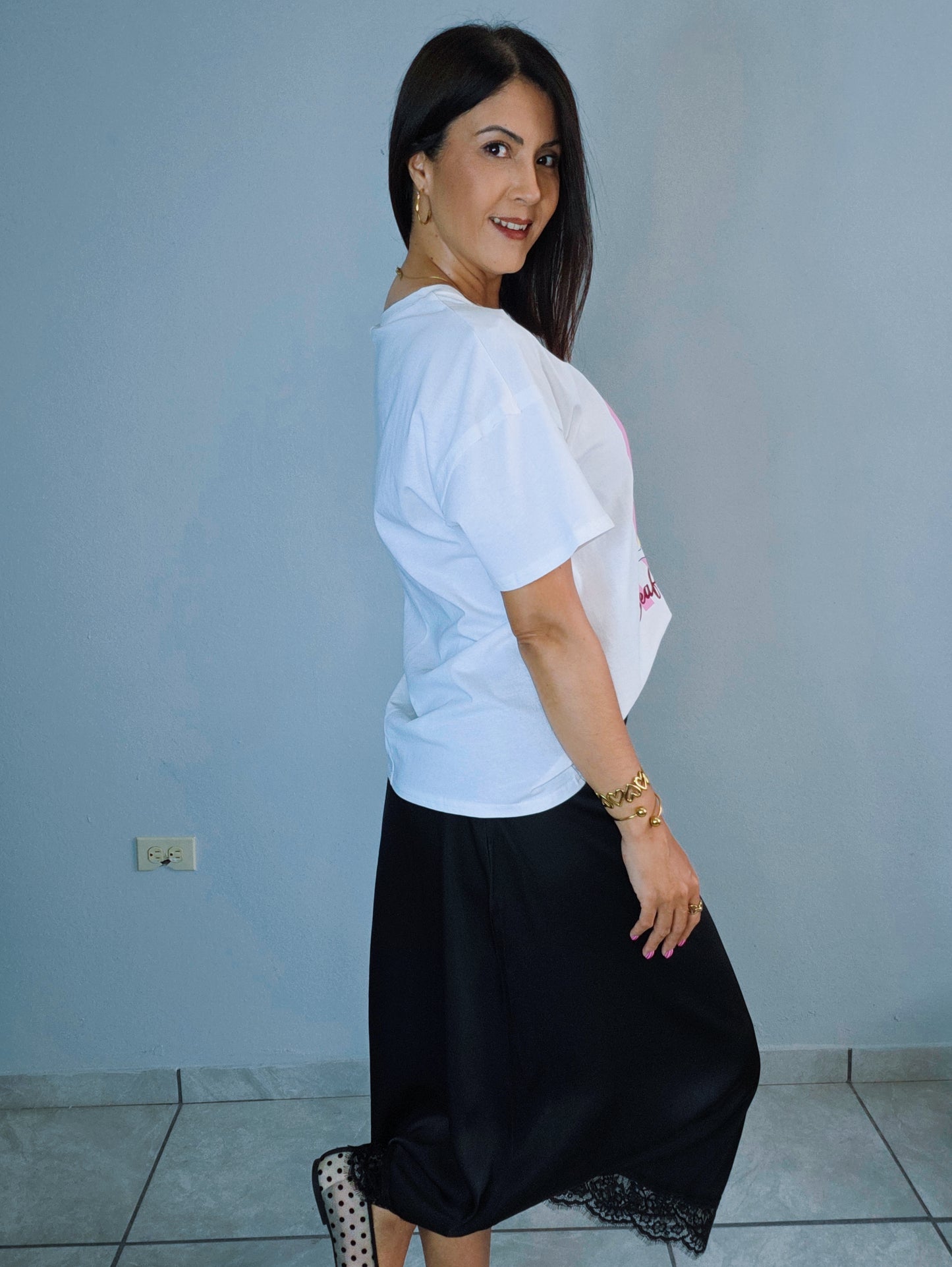 Lace Black Skirt