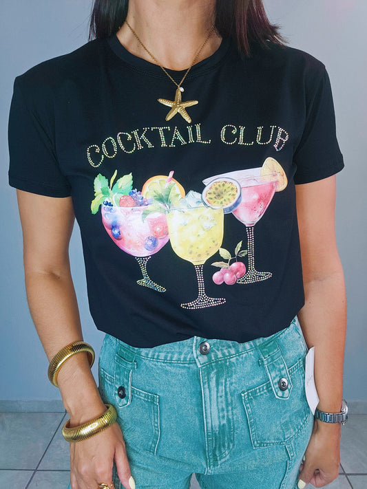 Coctail Black Tshirt