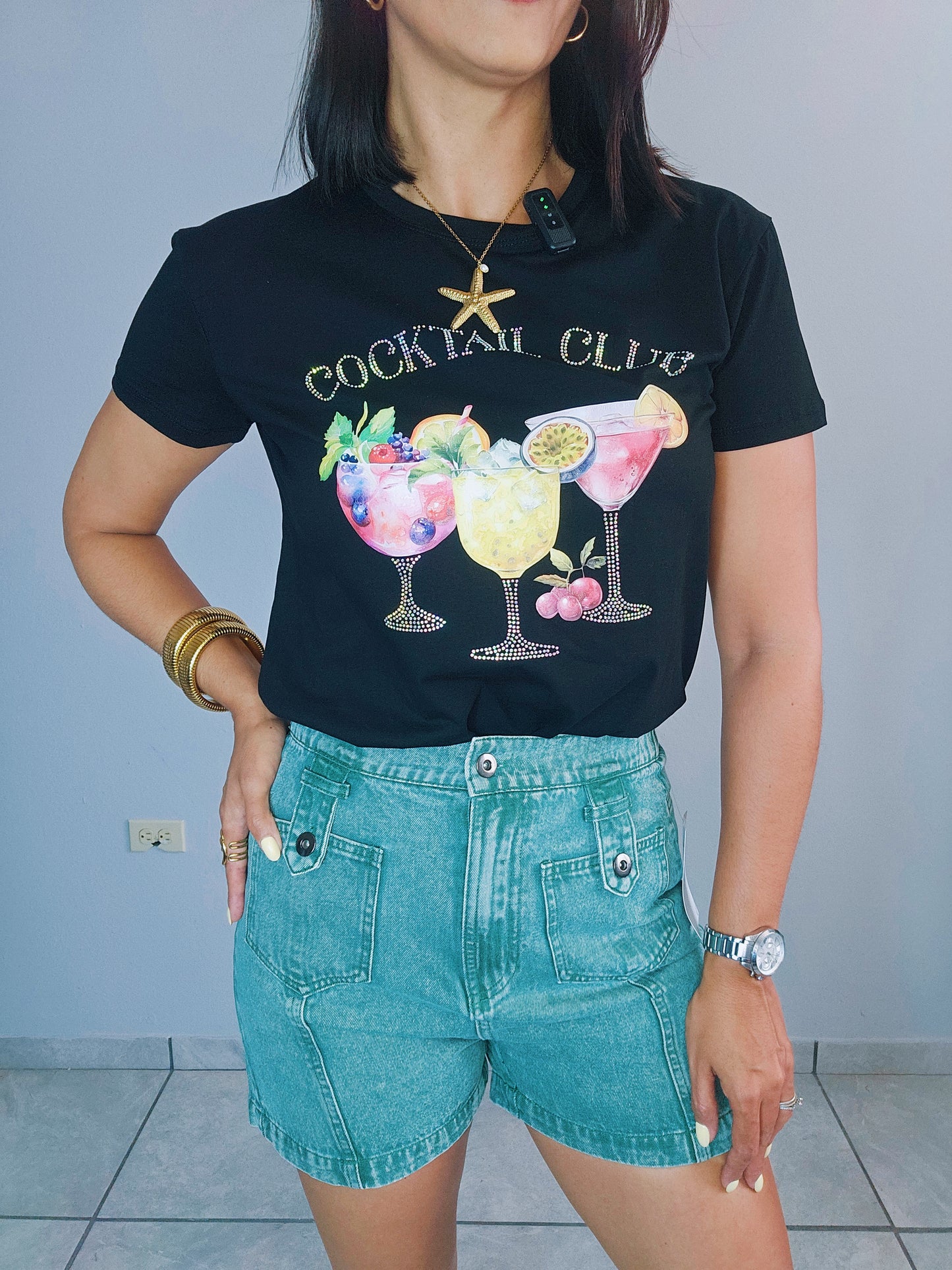 Coctail Black Tshirt