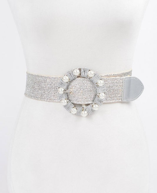 Silver Pearl Belt