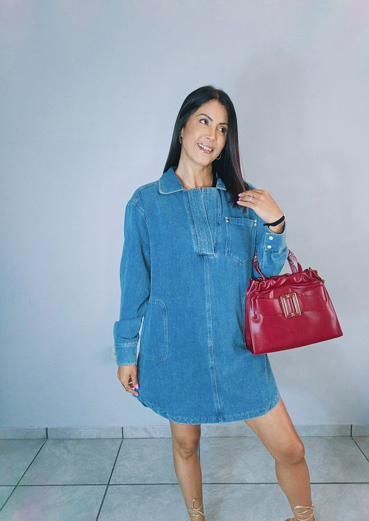 Lina Denim Dress