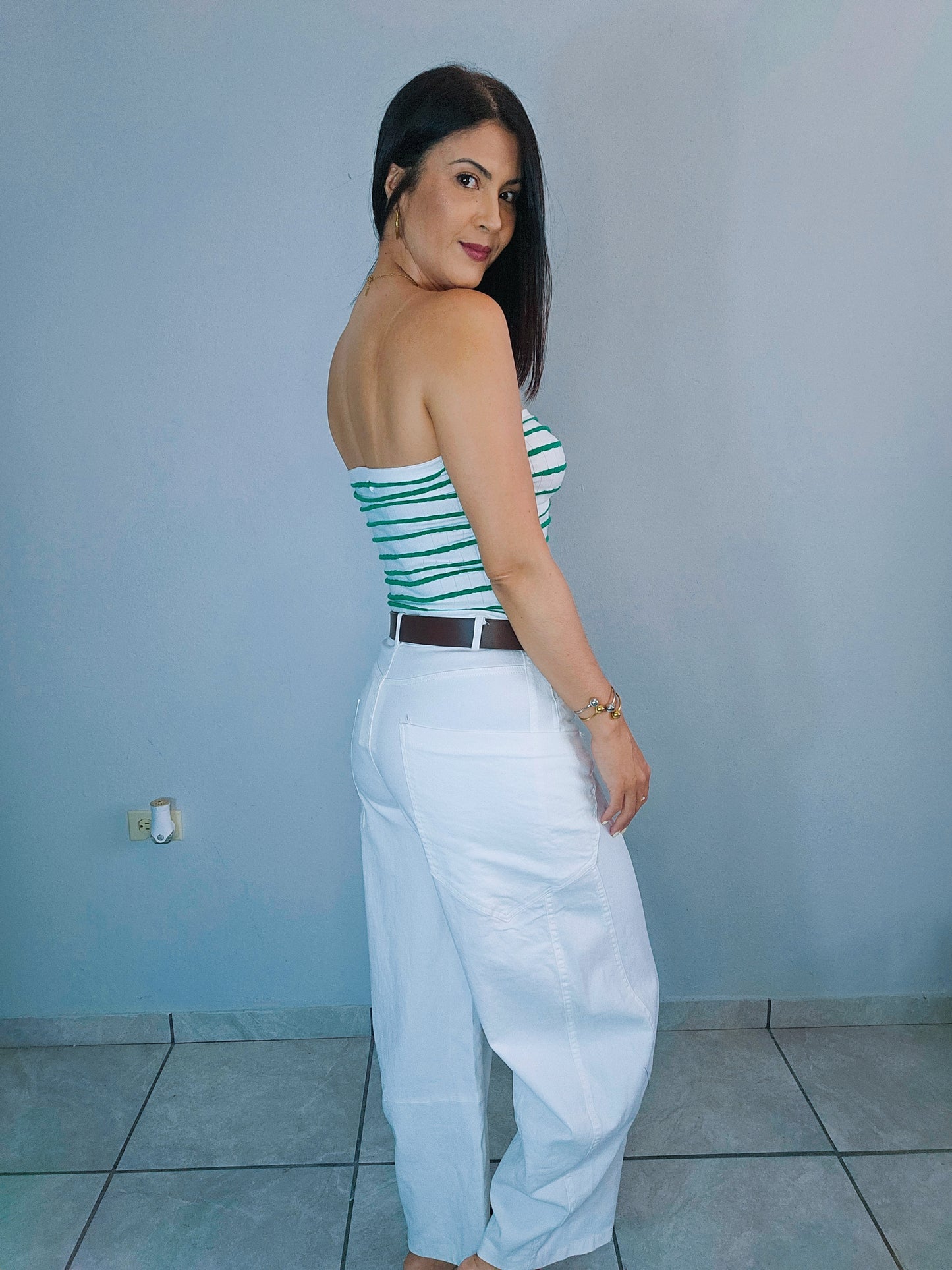 K Green Tube Top
