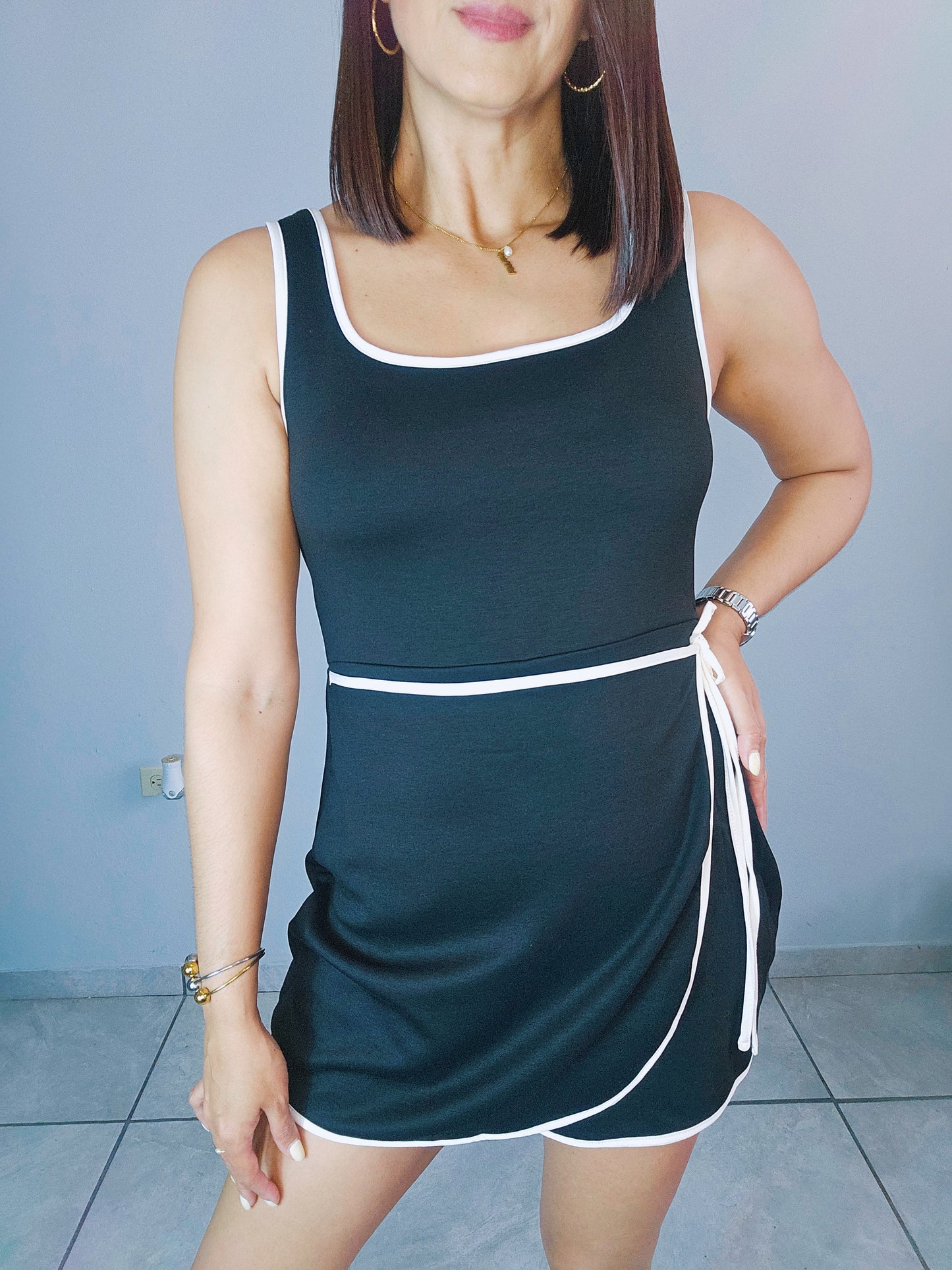 Active Black Romper