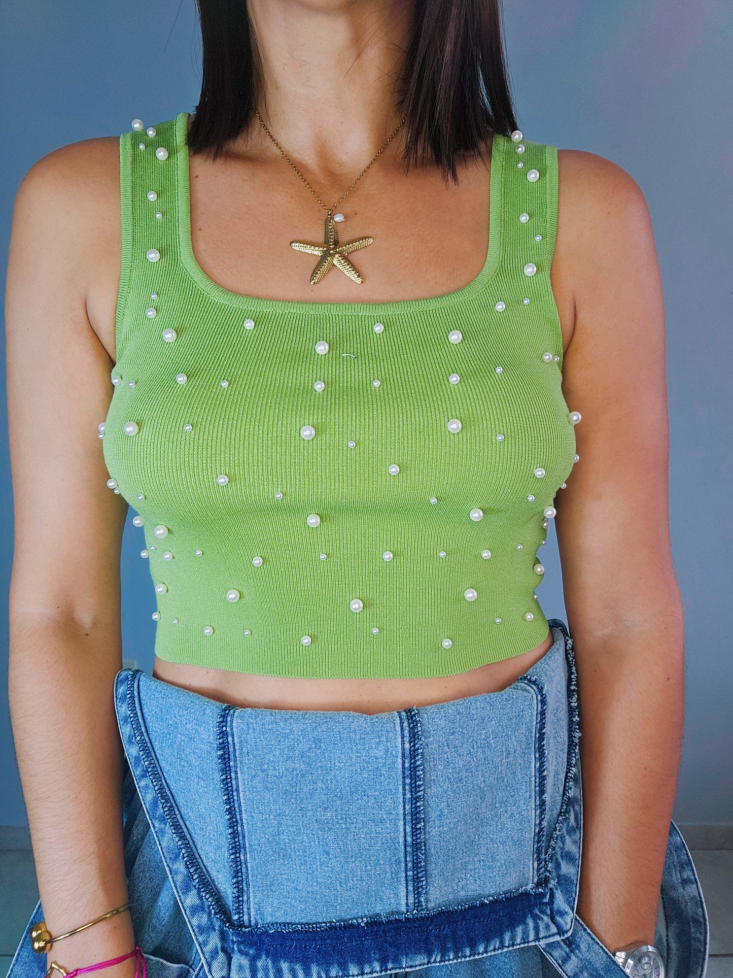 Green Pearl Top
