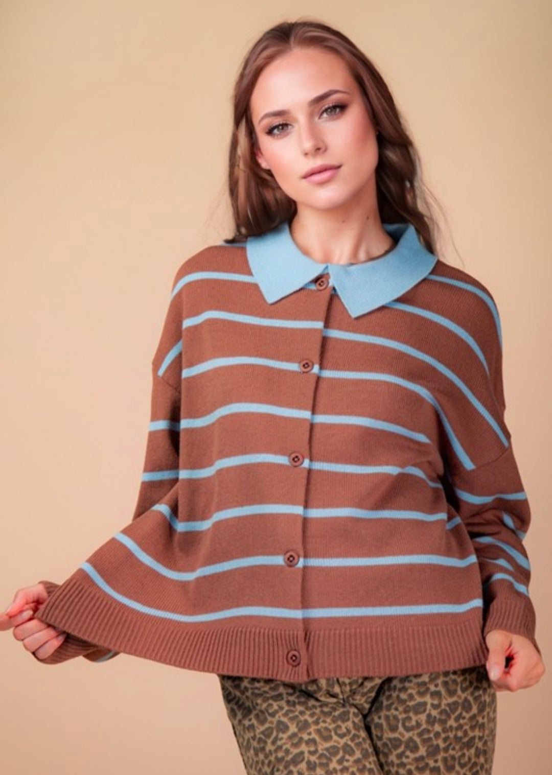 Susana Oversized Mocha Sweater