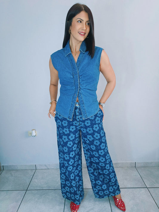 Blossom Denim Pant