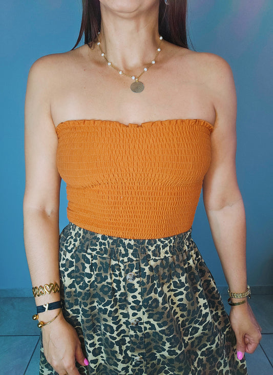 Almond Tube Top