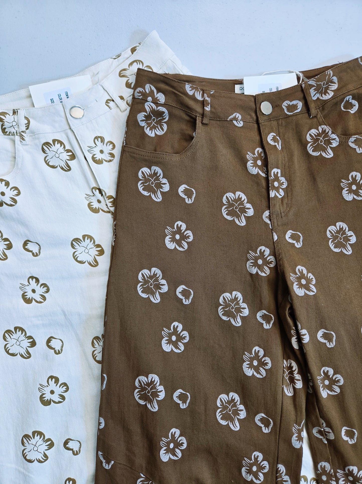 Creamy Denim Barrel Pant