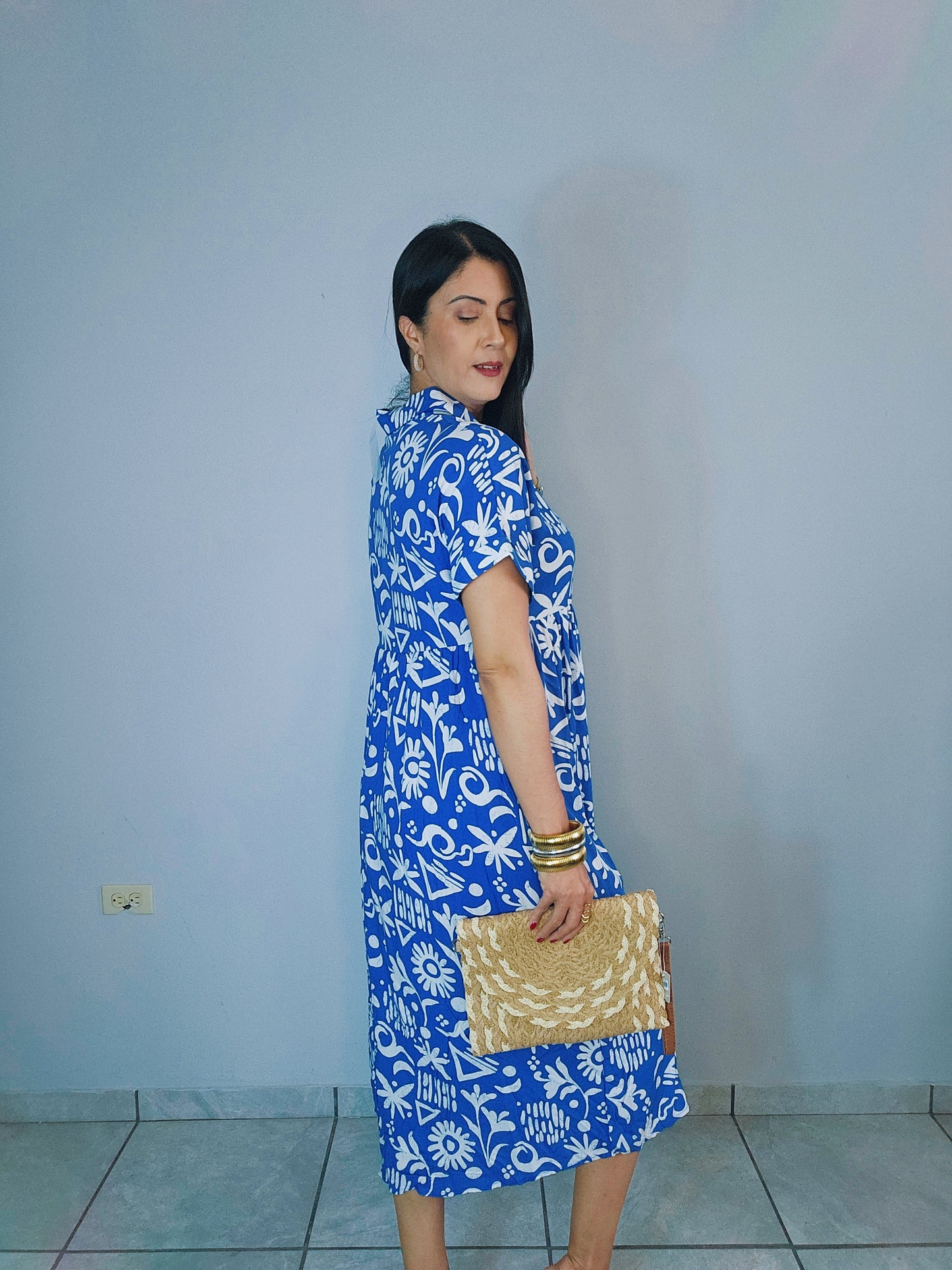 Oversized Midi Dress