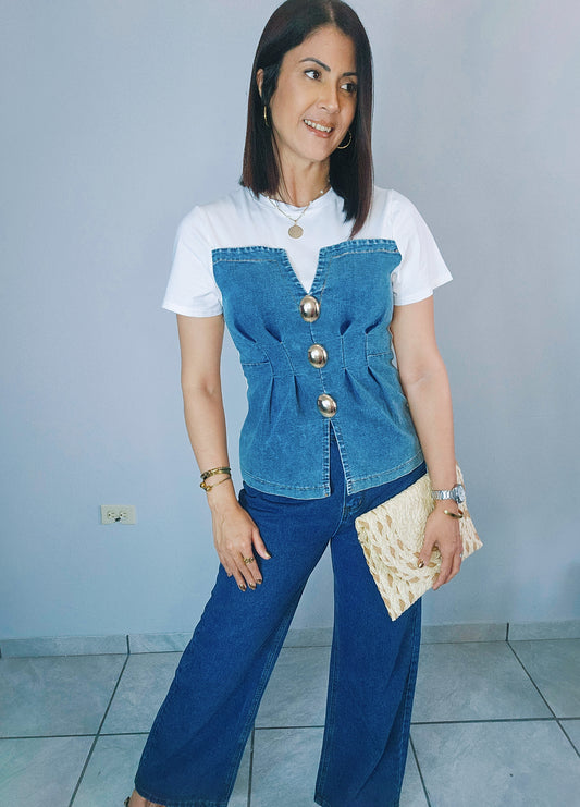 Denim Top