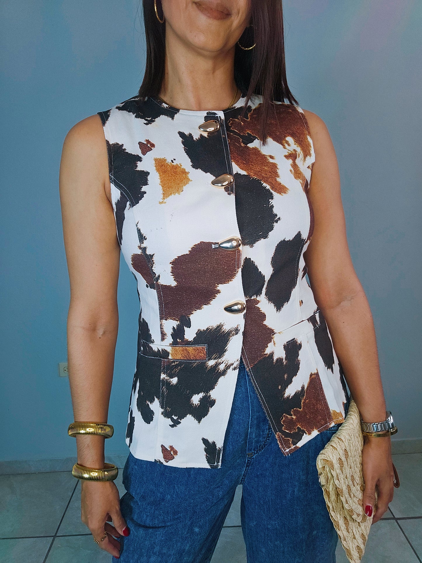 Cow Print Shirt