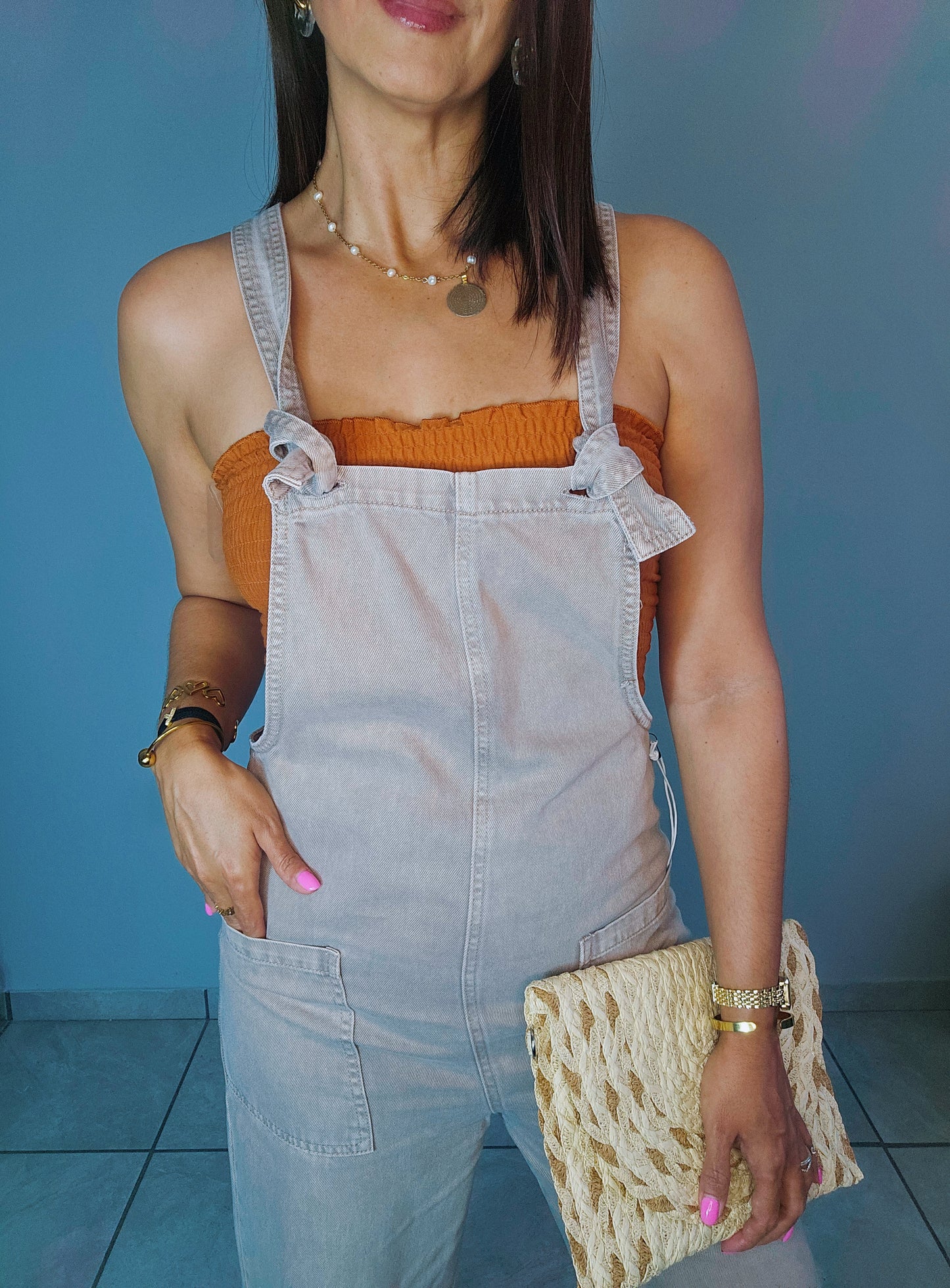 Strap Pocket Jumpsuit