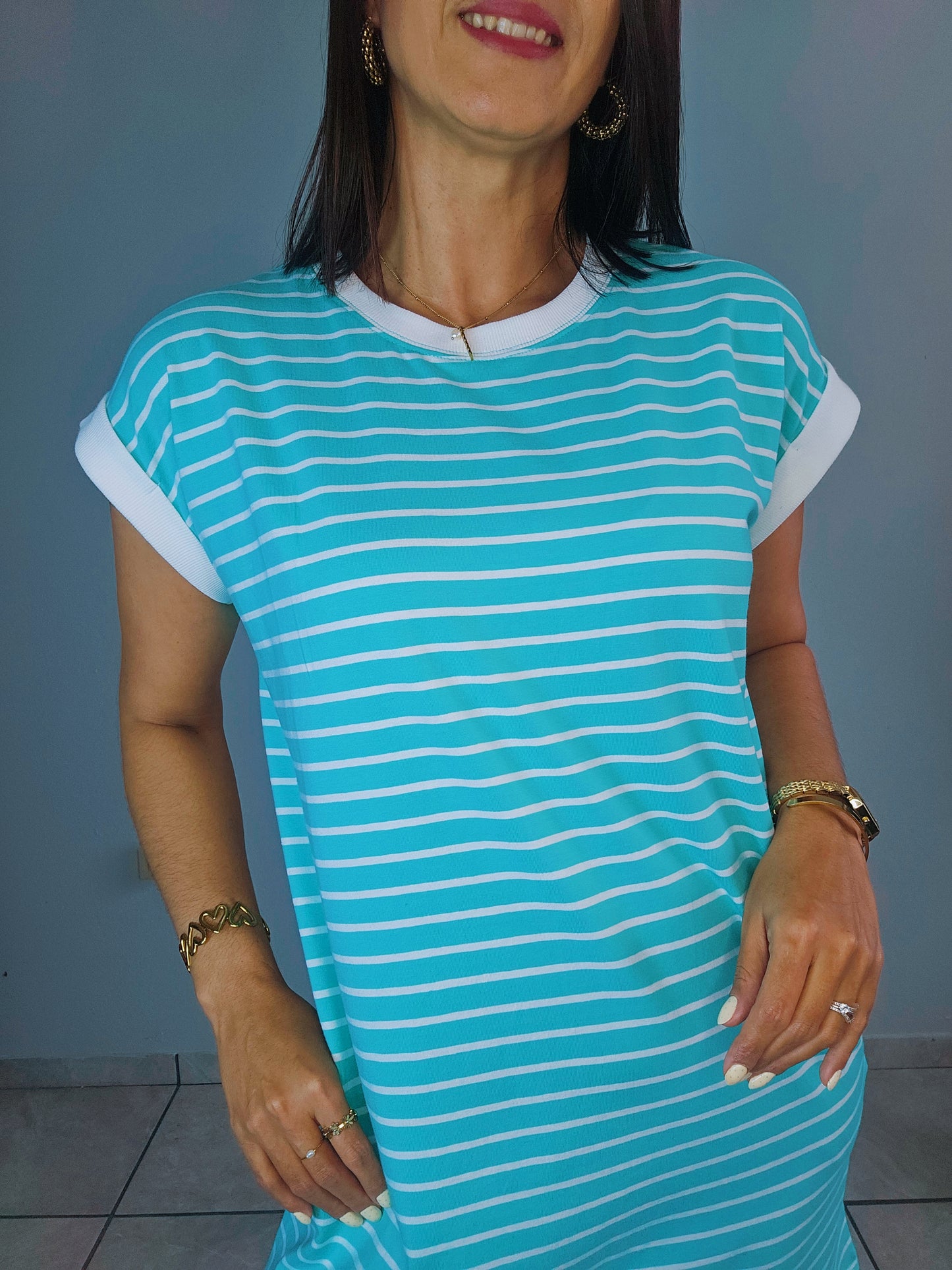 Mint Tshirt Dress 🩵