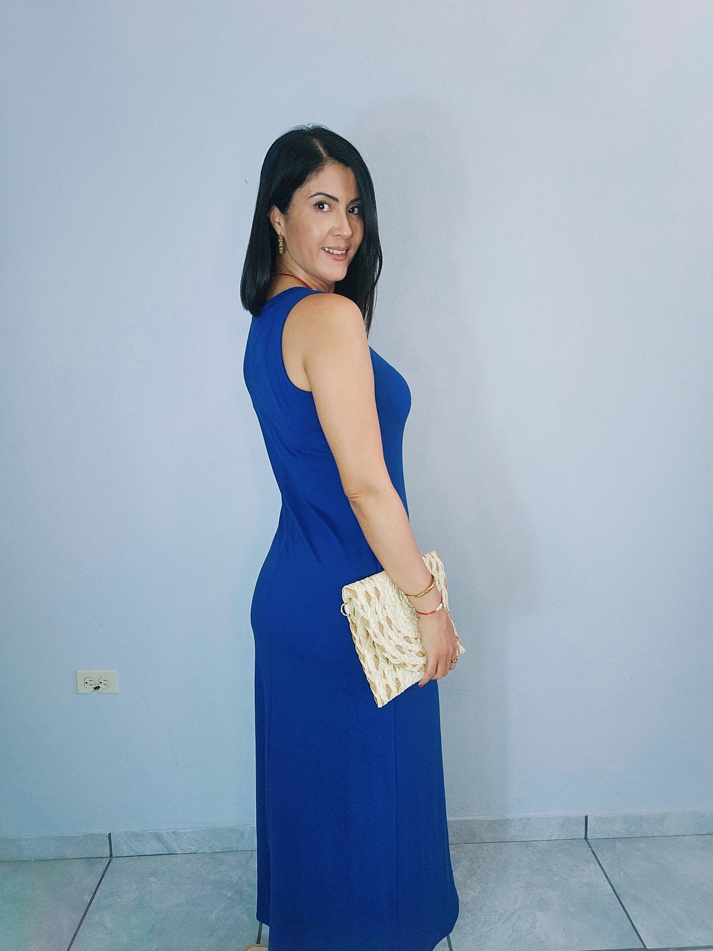Navy Maxi Dress