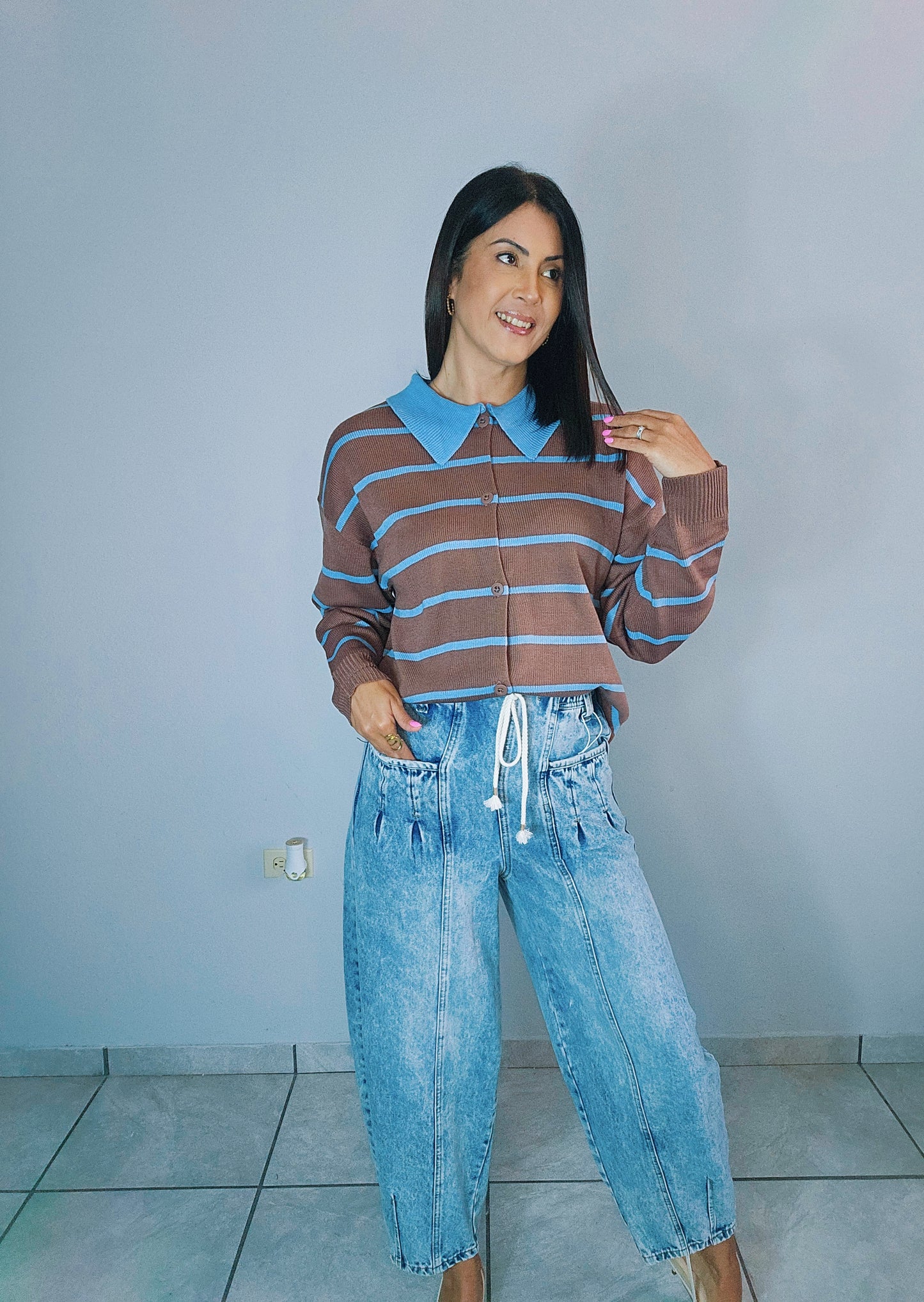 Susana Oversized Mocha Sweater