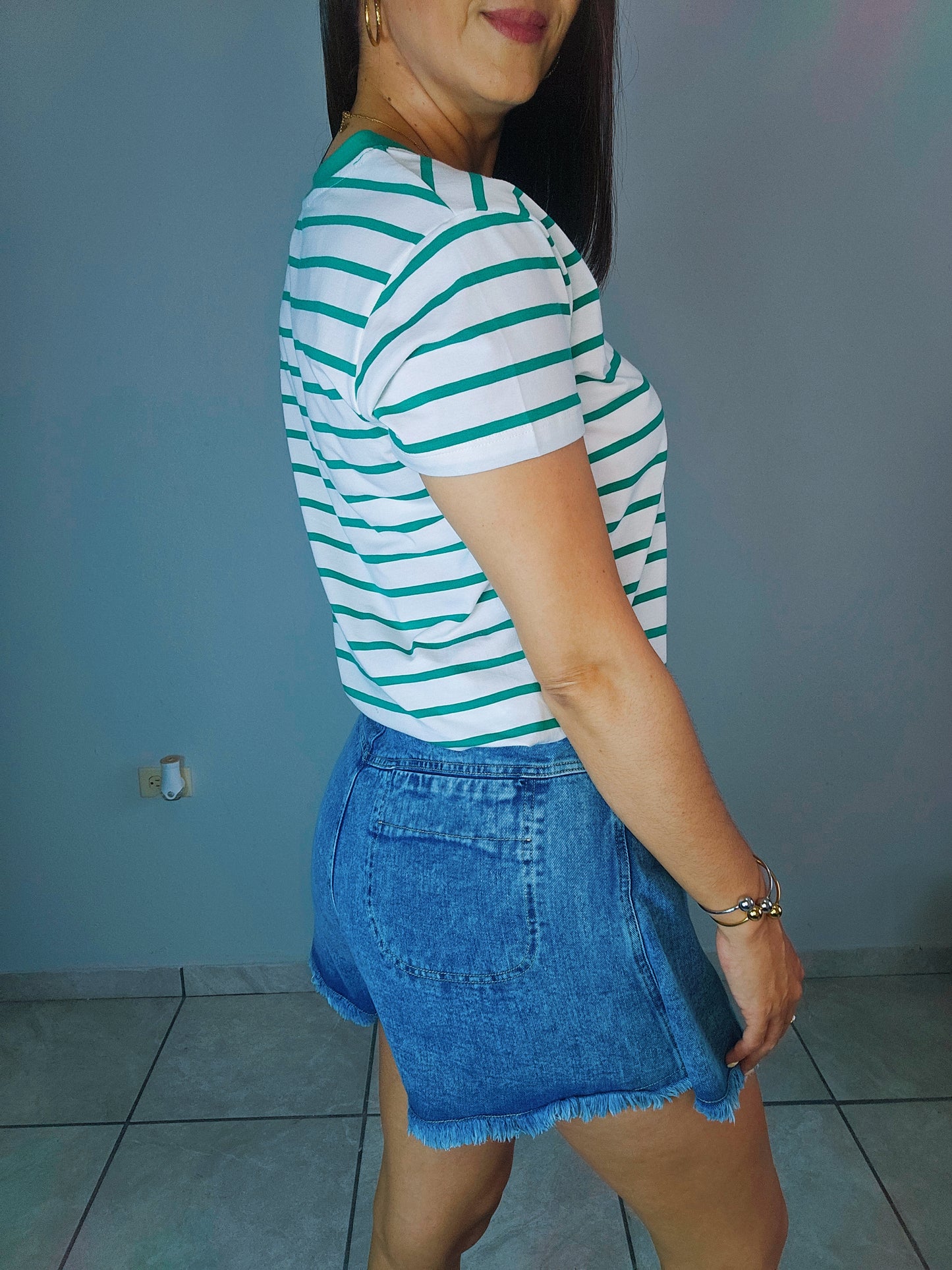 Wash Denim Skort