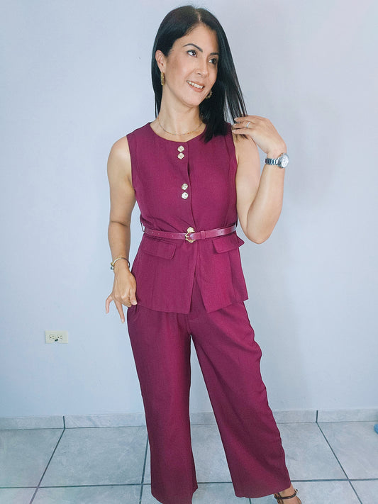 Burgundy Esther Set ✨️