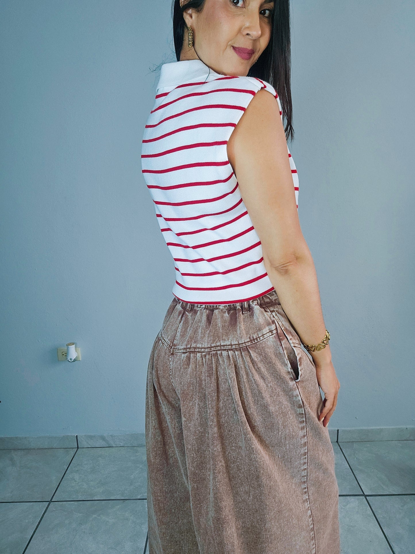 Brown Wide Pant