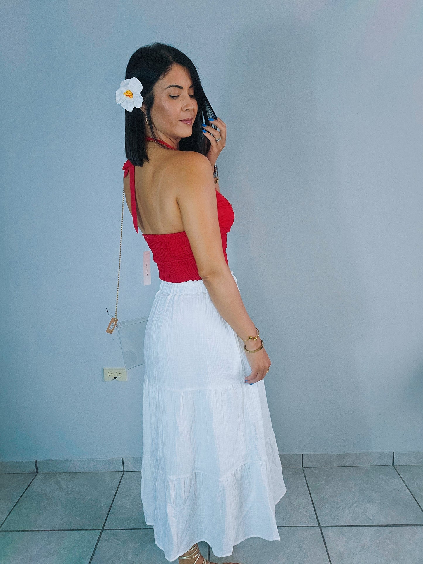 White Maxi Skirt
