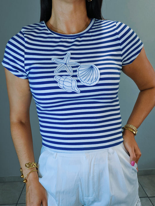 Blue Summer Top