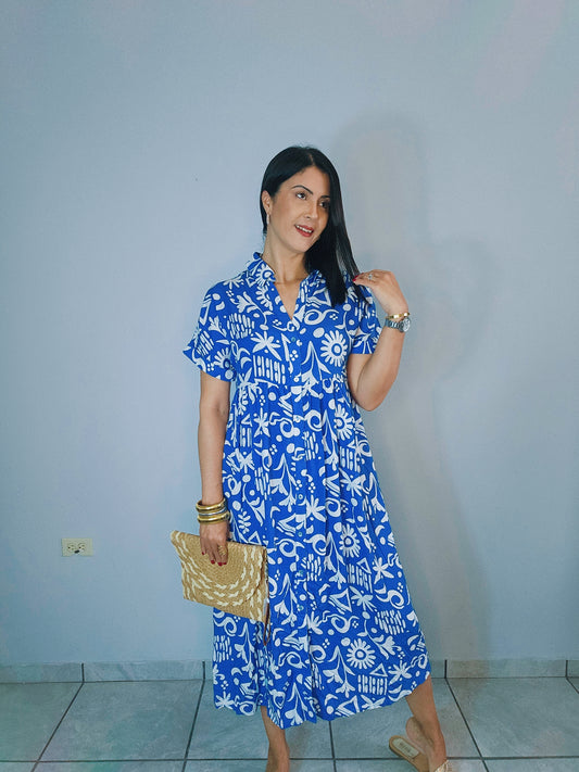 Oversized Midi Dress