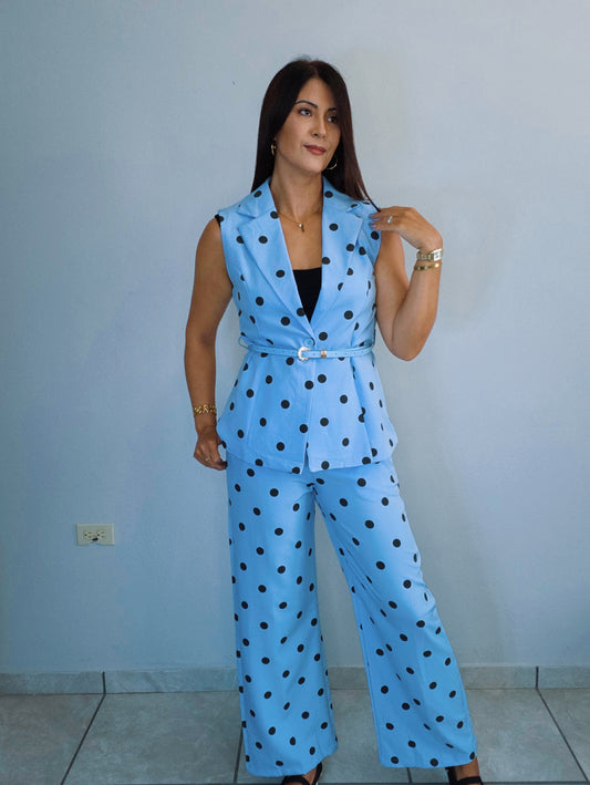 Polka Dot Blue Set