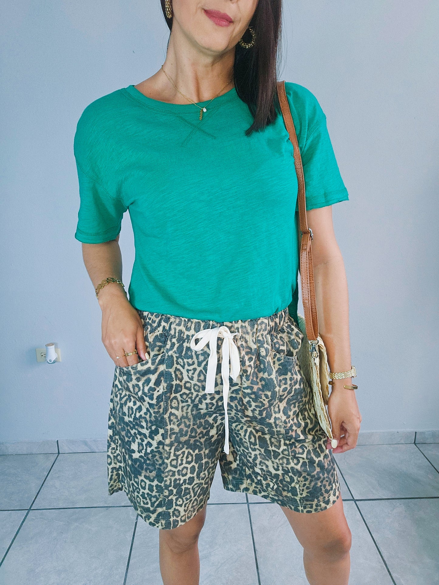 Bermudas Leopard Short