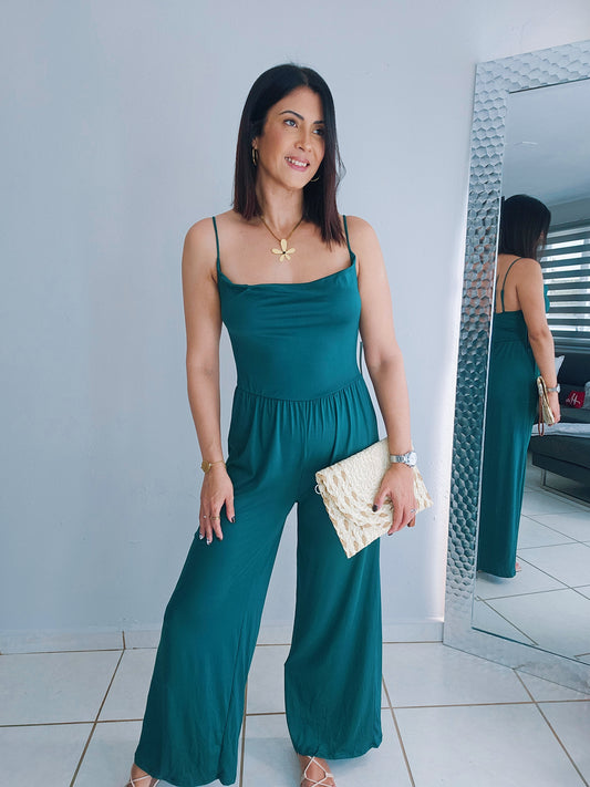 Kamila Hunter Green Jumpsuit