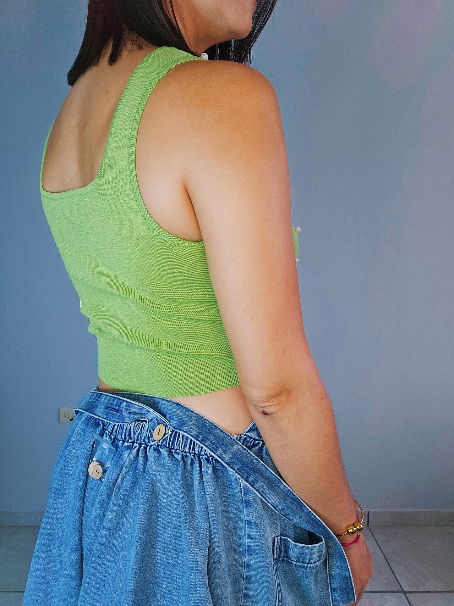 Green Pearl Top