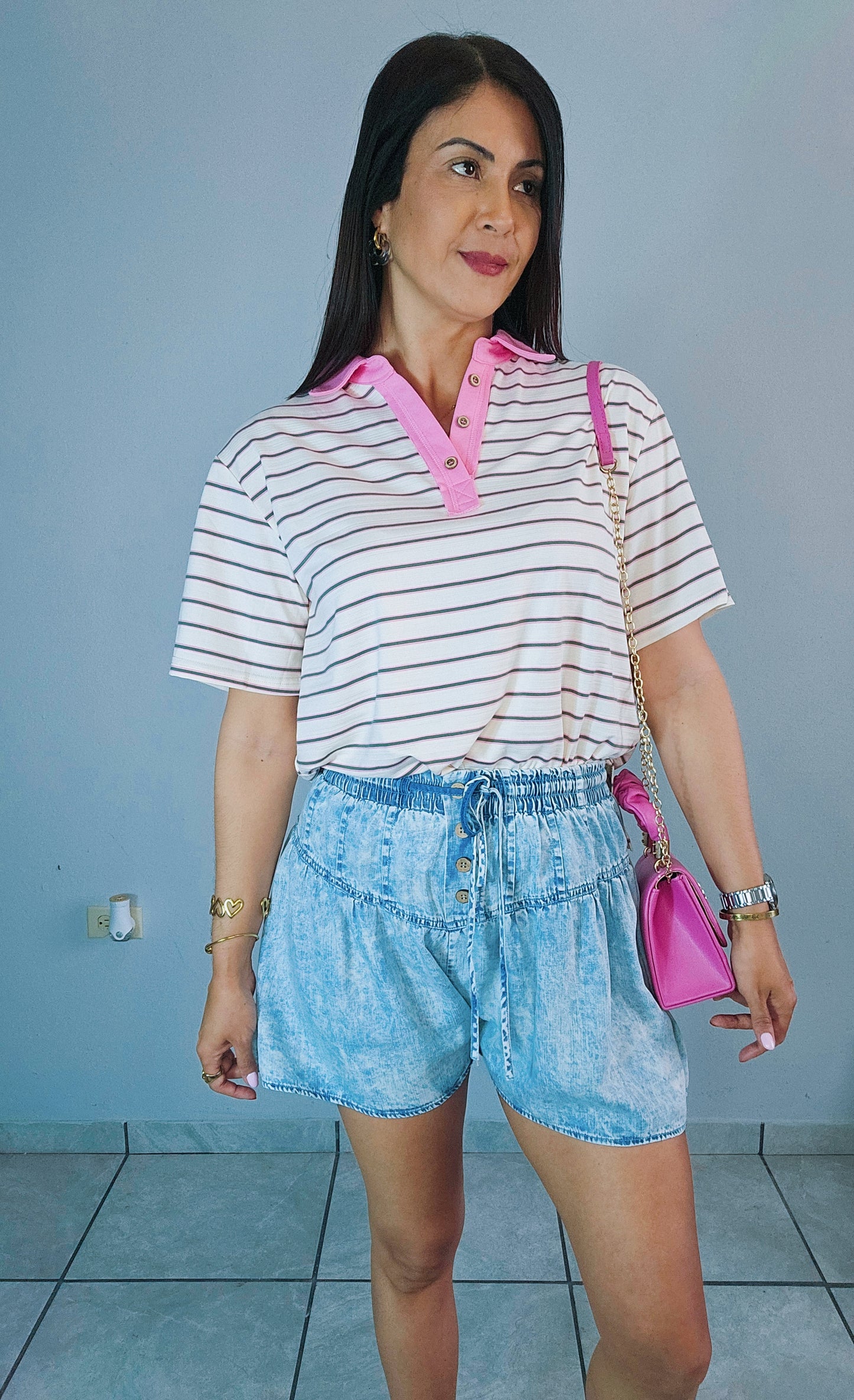 XoXo Light Denim Short