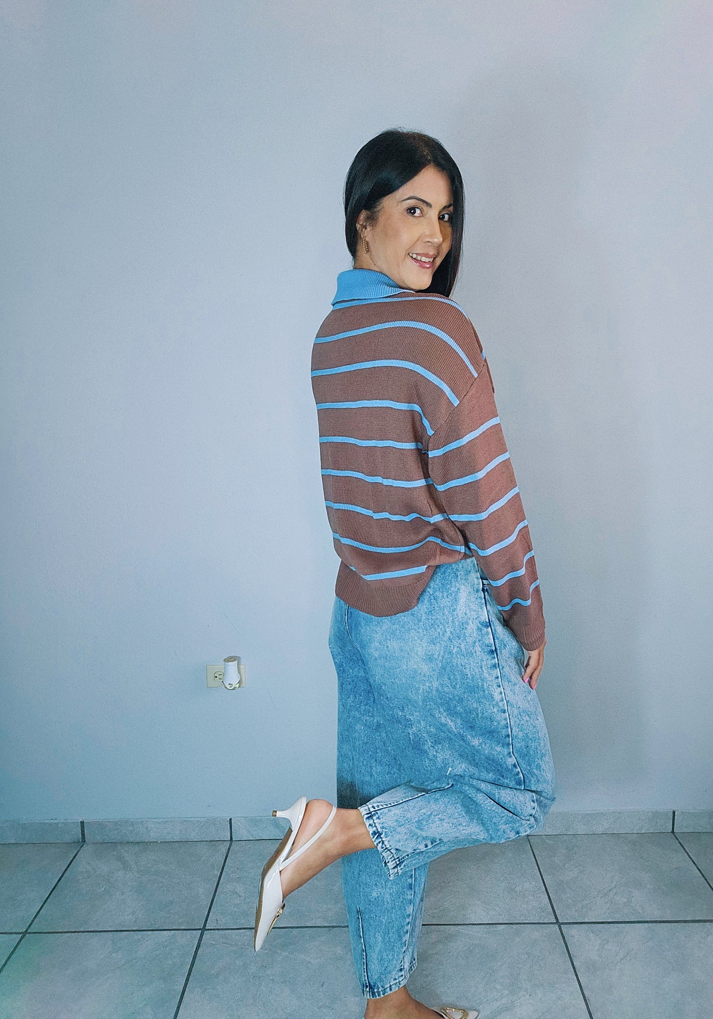 Susana Oversized Mocha Sweater