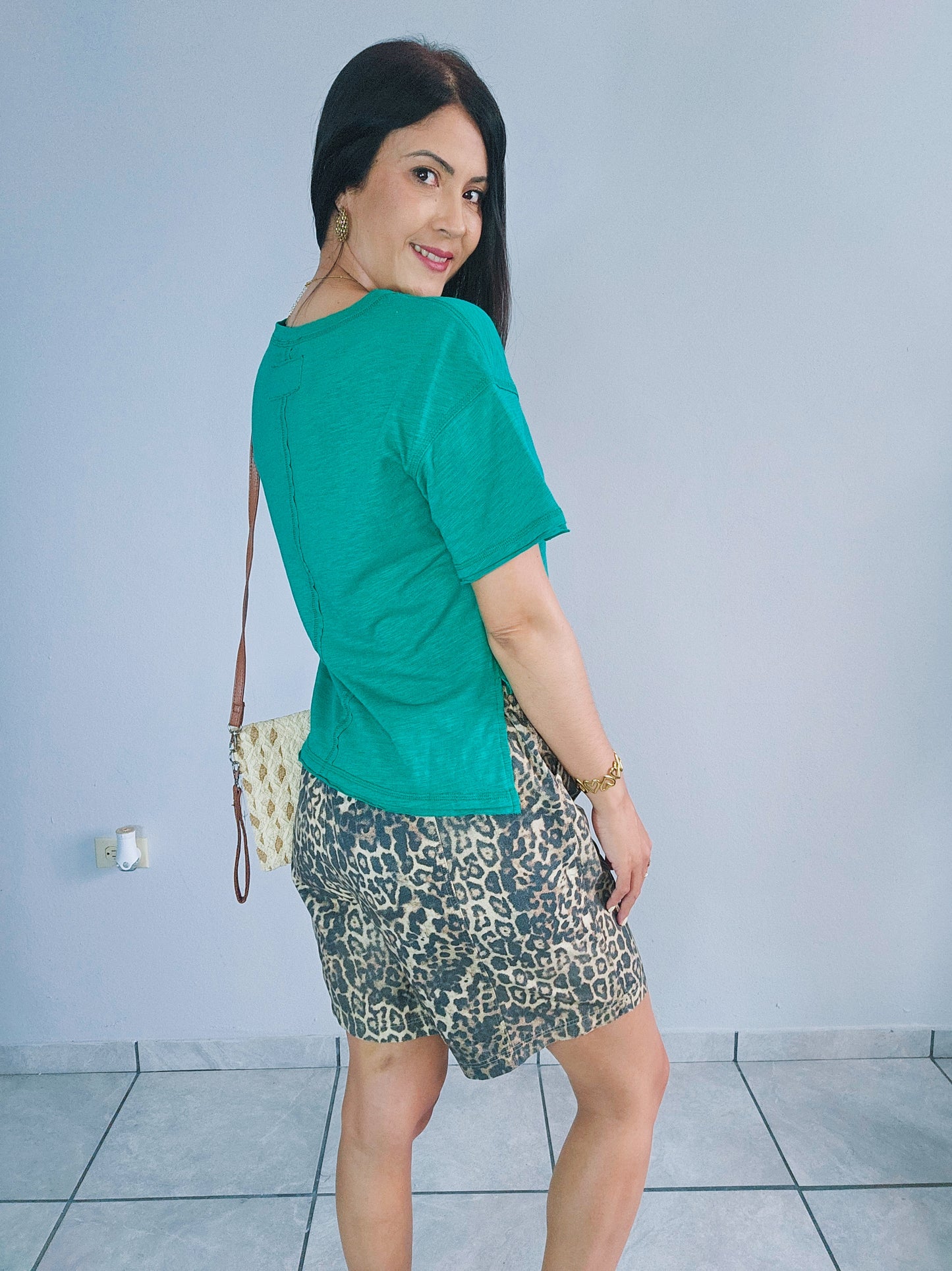 Bermudas Leopard Short