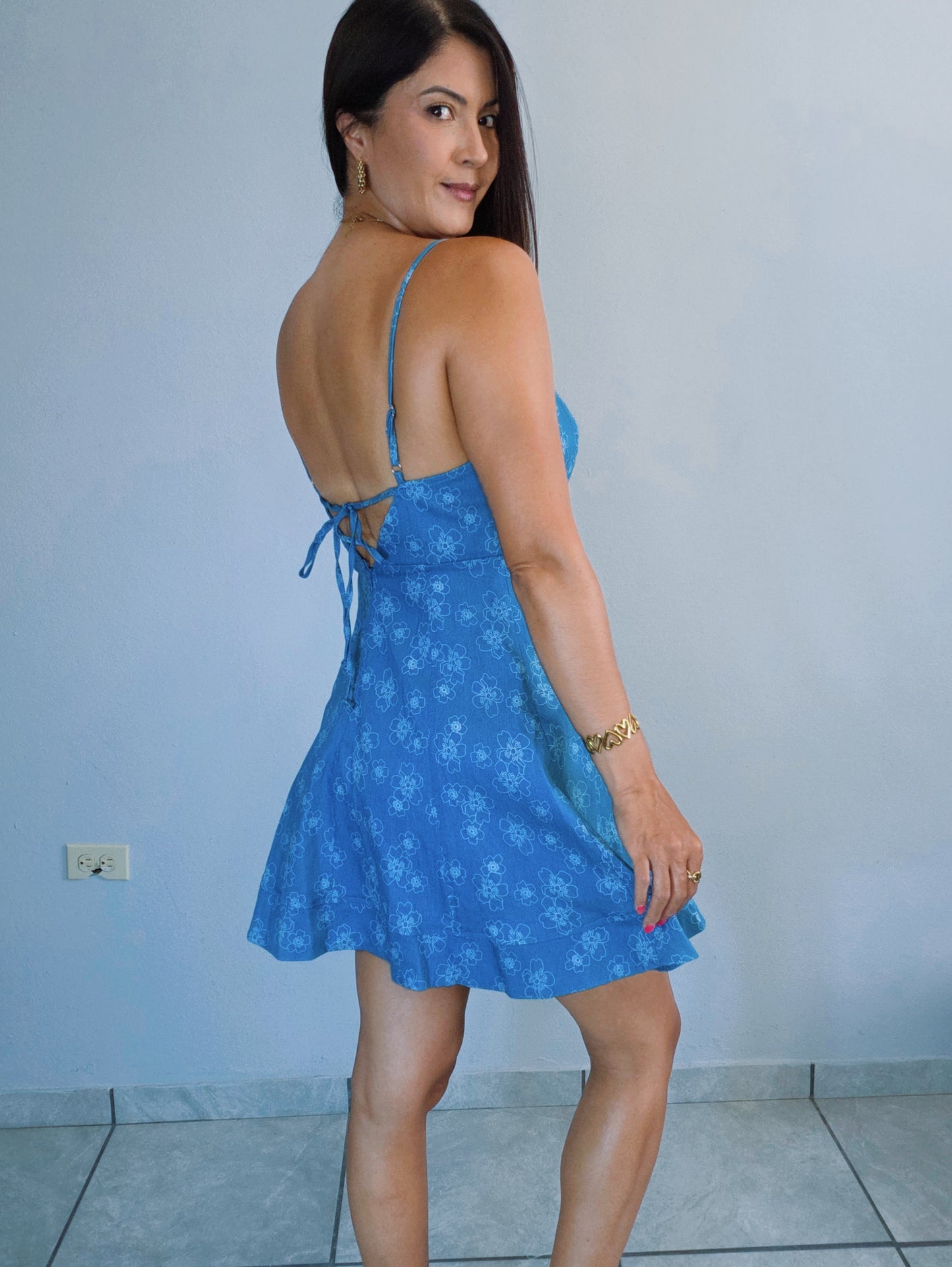 Blossom Denim Dress